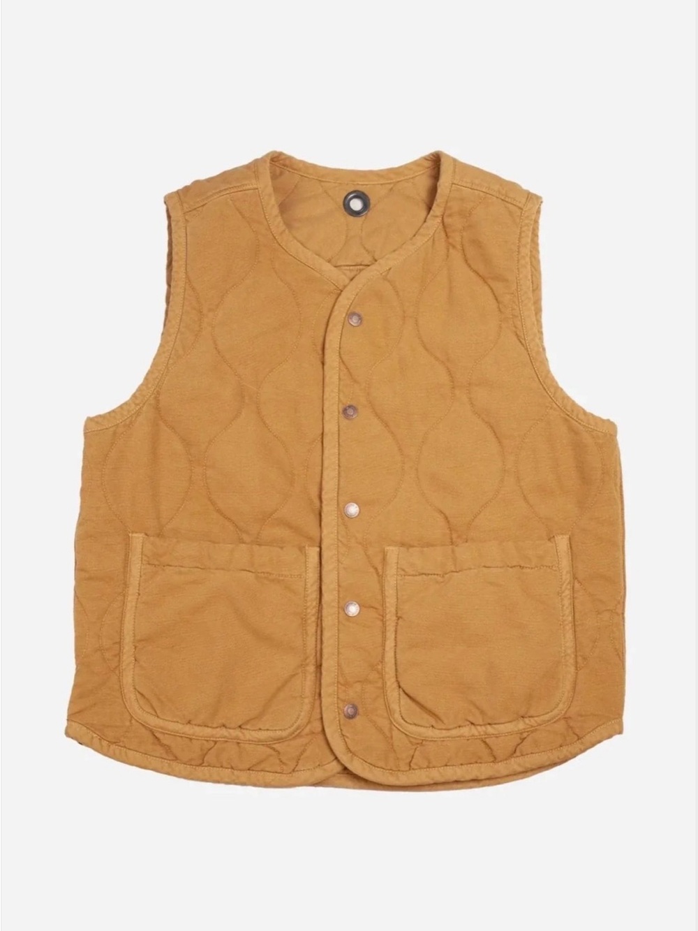 Archie and Dennis quilted vest - Mustard